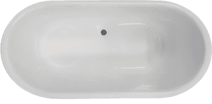Chelsea Modern - Clawfoot Tub Top View, HD Png Download PNG