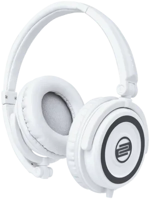 White Over Ear Headphones PNG Image