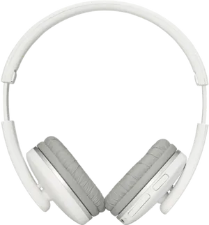 White Over Ear Headphones PNG Image