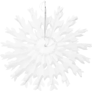 White Paper Snowflake Decoration PNG Image