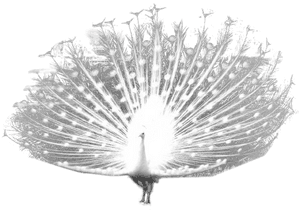 White Peacock Transparent Background, HD Png Download PNG image with transparent background