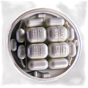 White Pharmaceutical Capsule Png Waf PNG Image