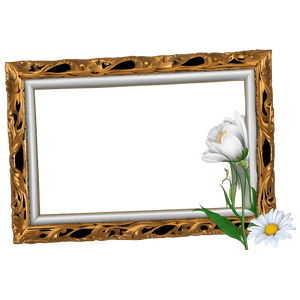 White Photo Frame PNG 92 PNG