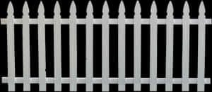 Vector White Picket Fence Png, Transparent Png PNG