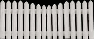 Fence Png - White Picket Fence Png, Transparent Png PNG