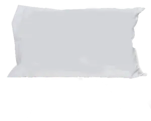 White Pillowon Black Background PNG Image