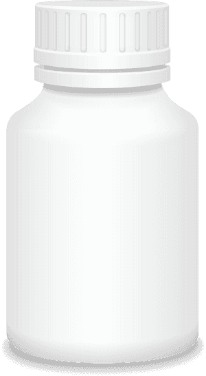 Medicine White Vector Bottle Plastic Png Download Free - Plastic Bottle, Transparent Png PNG image with transparent background