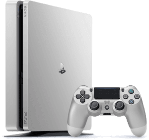 Silver Ps4 Slim, HD Png Download PNG image with transparent background