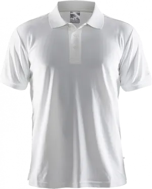 White Polo Shirt Mockup PNG Image