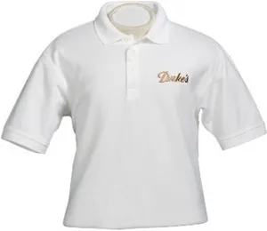 White Polo Shirtwith Logo PNG Image