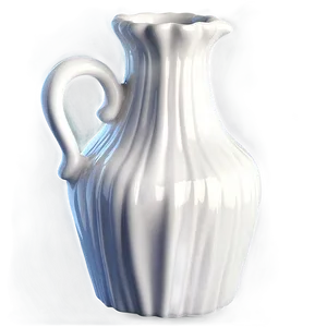 White Porcelain Jug Png 06262024 PNG Image