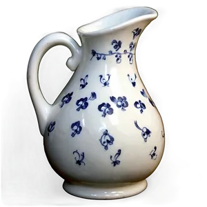 White Porcelain Jug Png Mvn PNG Image