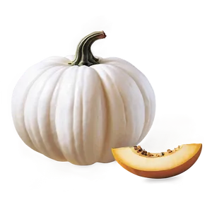 White Pumpkin Art Png 32 PNG Image