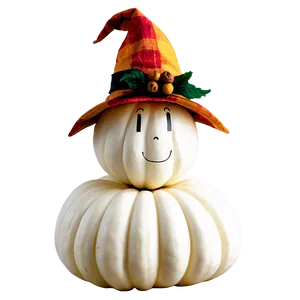 White Pumpkin Decoration Png 34 PNG Image