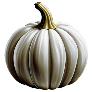 White Pumpkin Illustration PNG 06212024 PNG