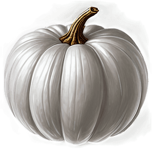 White Pumpkin Illustration PNG epf43 PNG