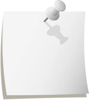 White Push Pinon Paper PNG Image