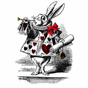 Alice In Wonderland Original Rabbit, HD Png Download PNG with transparent background