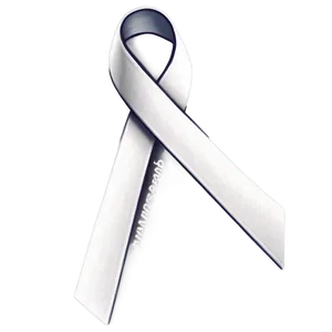 White Ribbon A PNG Image