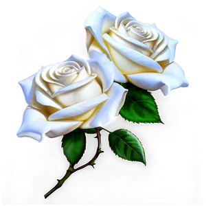 White Roses Flowers Png Xsb75 PNG Image