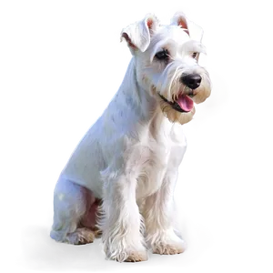 White Schnauzer Png 06262024 PNG Image