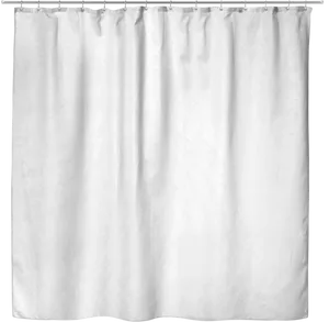 White Shower Curtain Hanging PNG Image