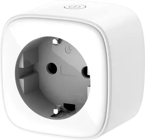 White Smart Plug Electrical Device PNG Image