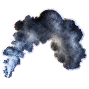 White Smoke Effect PNG iwo PNG image with transparent background