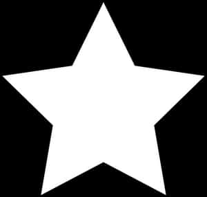 White Star Icon Graphic PNG