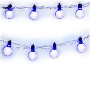 White String Christmas Lights Png Ncm54 PNG Image