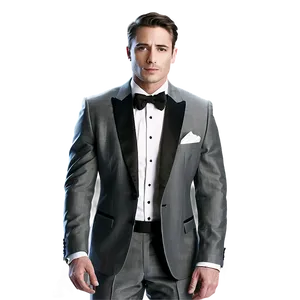 White Suit And Black Tie Png Fbc51 PNG Image