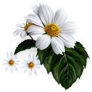 White Summer Flowers Png 31 PNG Image