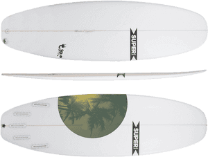 Superbrand Surfboards Slug Hybr - Snub Nose Surfboard, HD Png Download PNG