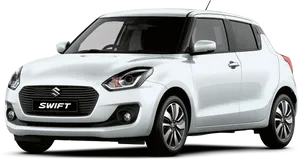 White Suzuki Swift2023 Model PNG Image