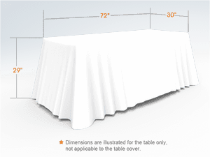 6ft White Versatile Loose Table Throw With Round Corners - Lampshade, HD Png Download PNG image with transparent background
