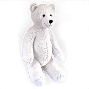White Teddy Bear PNG 60 PNG image with transparent background