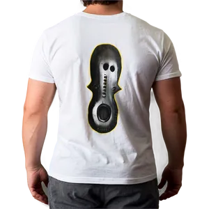 White Tee Back View Png Owj PNG Image