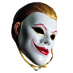 White Theater Mask Png 75 PNG Image