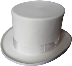 White Top Hat Isolated PNG Image
