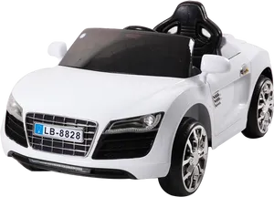 White Toy Car Model H D PNG Image