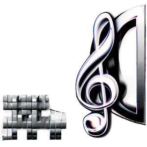 White Treble Clef Music Note Png Pdv PNG Image