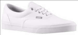 White Vans Sneaker Side View PNG image with transparent background