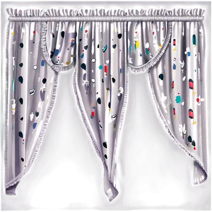 White Window Curtains Png Qxt PNG Image