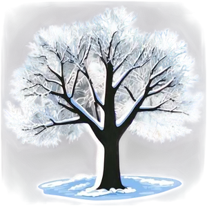 White Winter Trees Png Yfq PNG Image