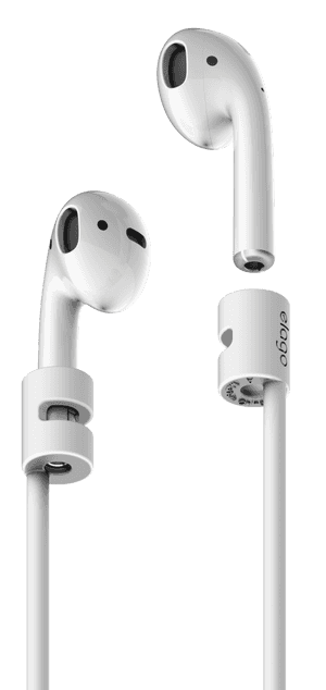 Airpods Png -siksniņa Apple Airpods Strap Elago White - Airpods Strap, Transparent Png PNG image with transparent background