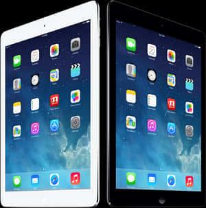 Whiteand Blacki Pads Sideby Side PNG image with transparent background