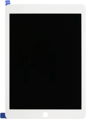 Whitei Pad Front View PNG Image