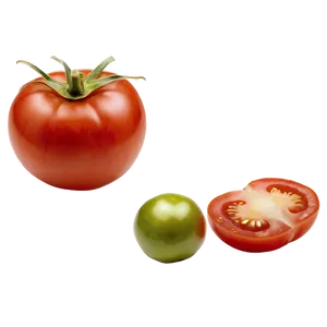 Whole And Halved Tomato Png 80 PNG Image