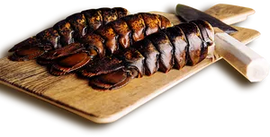 Whole Lobster Tailon Cutting Board PNG Image