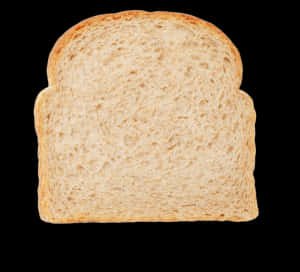 Whole Wheat Bread Slice Black Background.jpg PNG image with transparent background